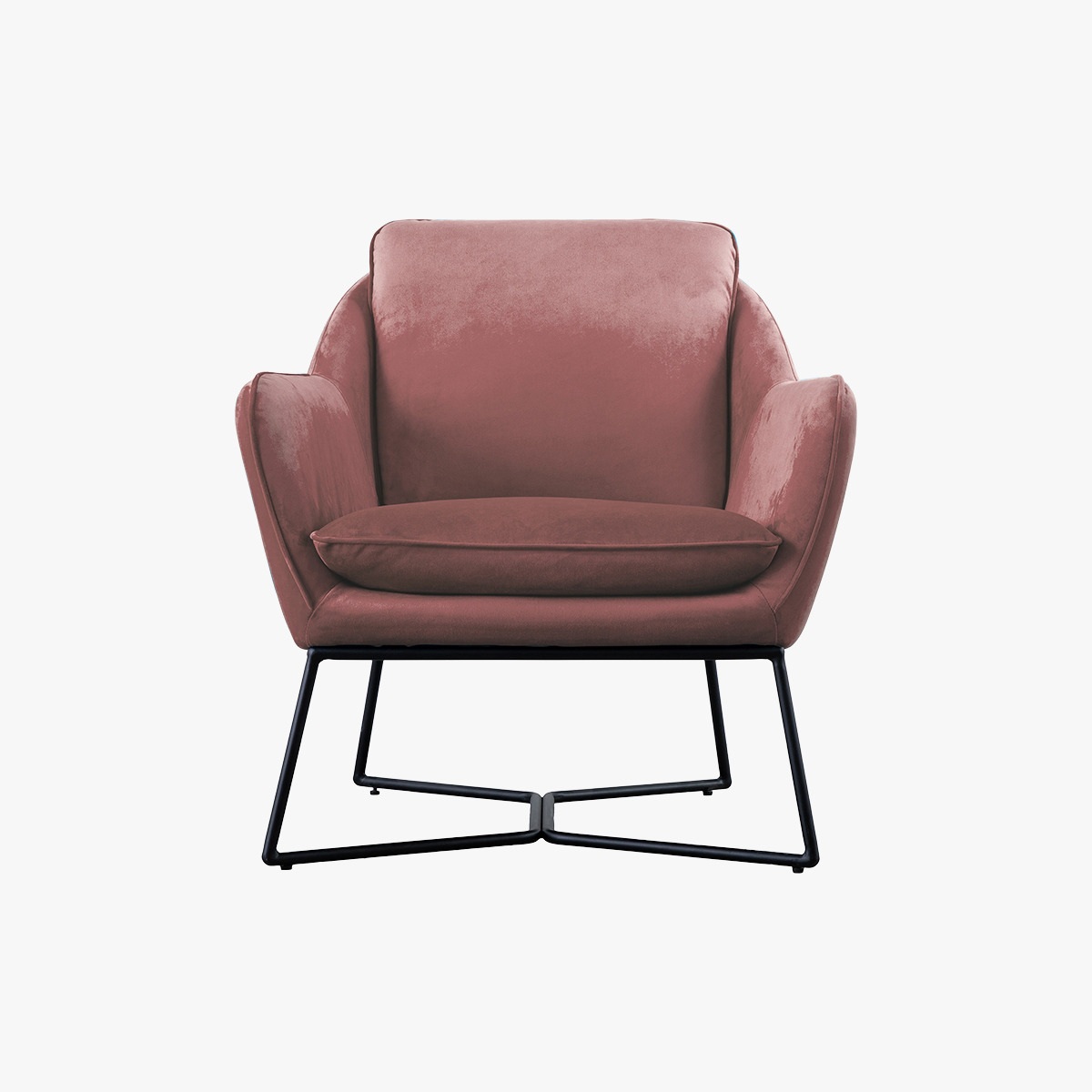 Morena Pink Velvet Chair
