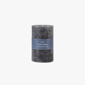 Country pillar Candle in Slate Small