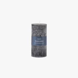 Country pillar Candle in Slate Large Pack of 2