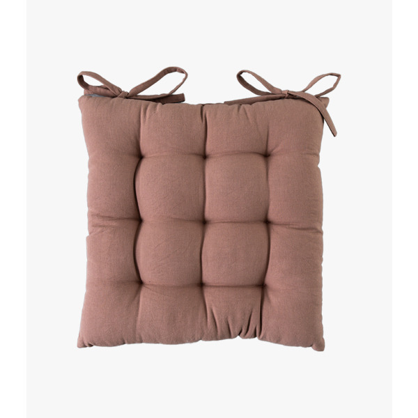 Cushy Crinkle Seatpad in Blush Set of Two