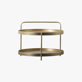 Decker Coffee Table in Gold