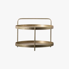 Decker Coffee Table in Gold