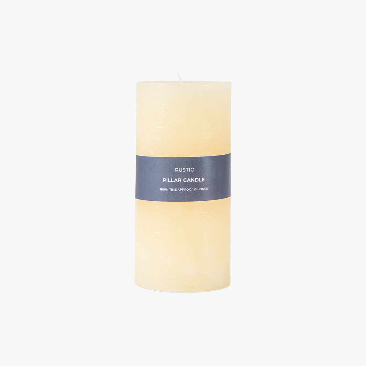 Country pillar Candle in Ivory Large