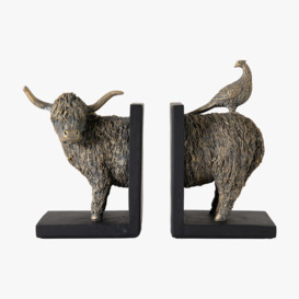 Highland Moo Bookends - Set of 2