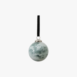 Dappled Bauble in Grey Large - Pack of 6