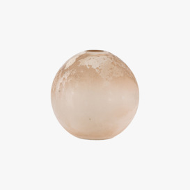 Crystal Ball Vase in Blush Small