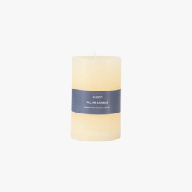 Country pillar Candle in Ivory Small