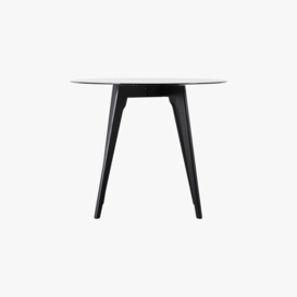 Stalwart Round Dining Table in Black