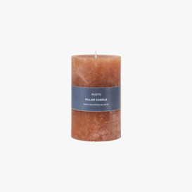 Country pillar Candle in Amber Small