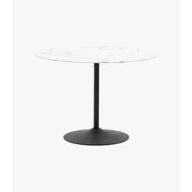Jude Dining Table in White Marble