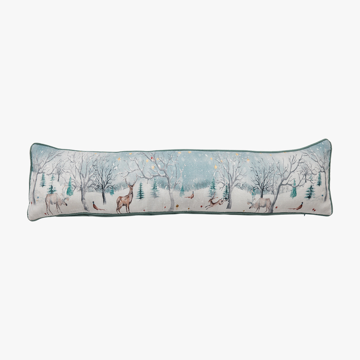 Wintery Meadow Illustrated Draught Excluder