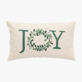 Joy Wreath Cushion Cover
