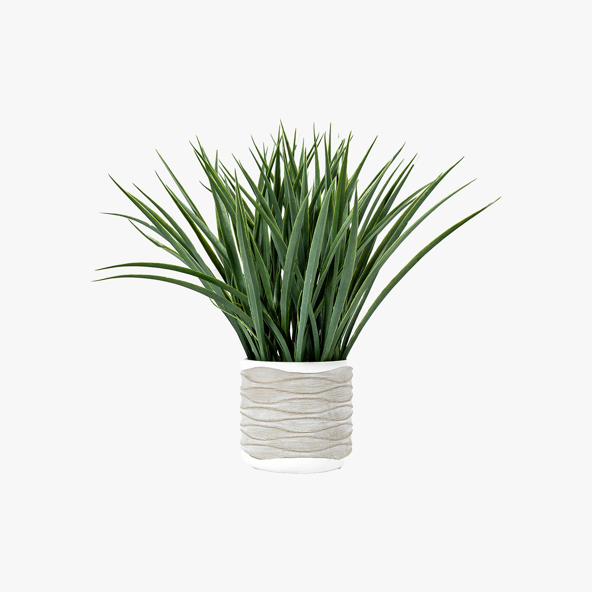 Potted Faux Grass - Large