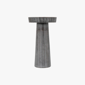 Farley Candlestick in Antique Grey - Small