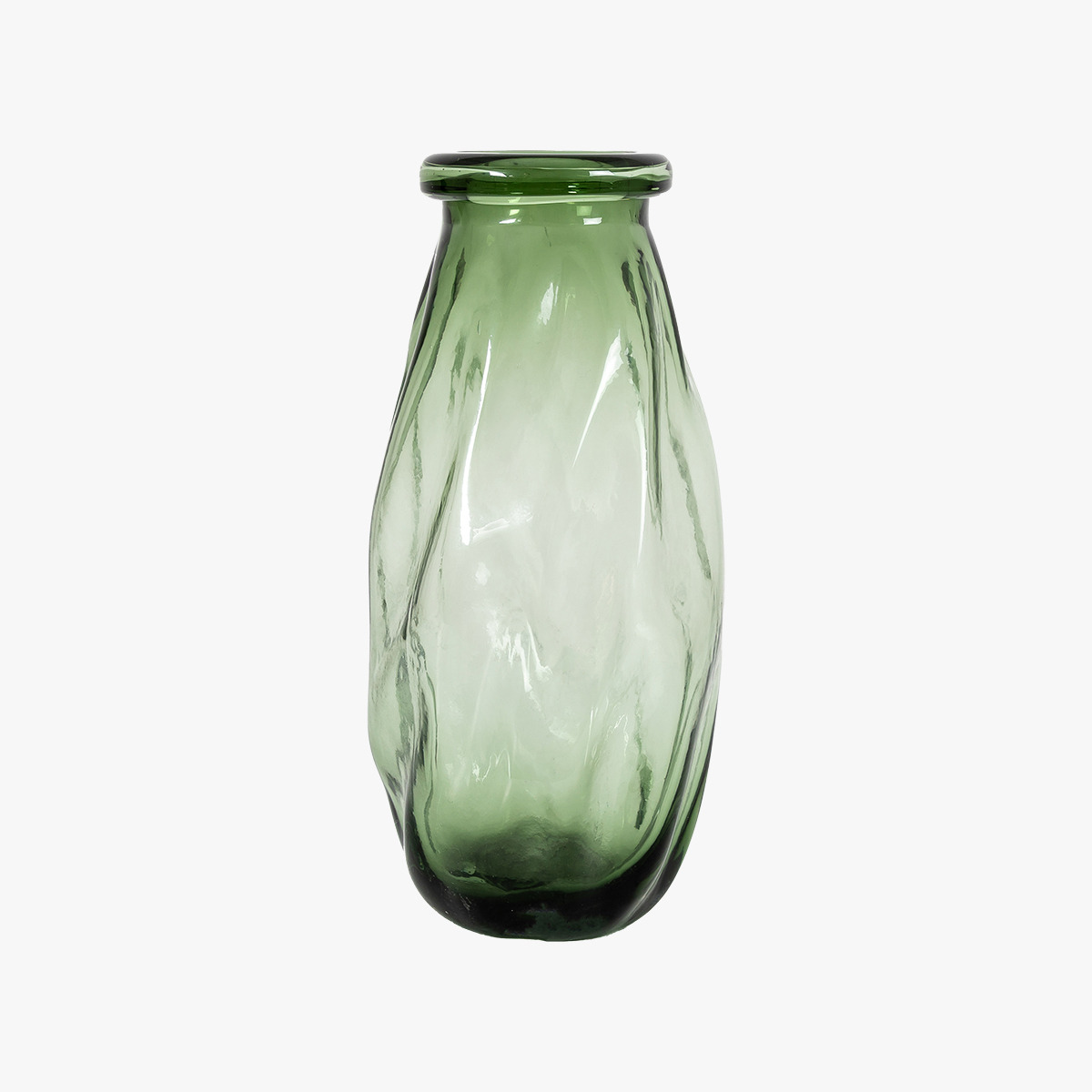 Ripple Vase in Green - Large