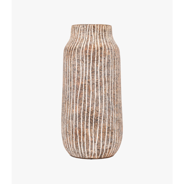 Cedar Vase in Earthy White - Large