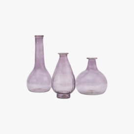 Nixie Vase in Grey - Set of 3
