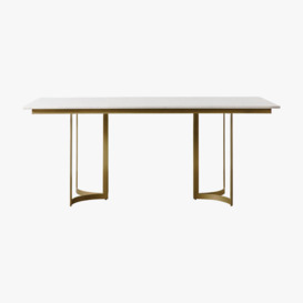Orly Dining Table in Gold