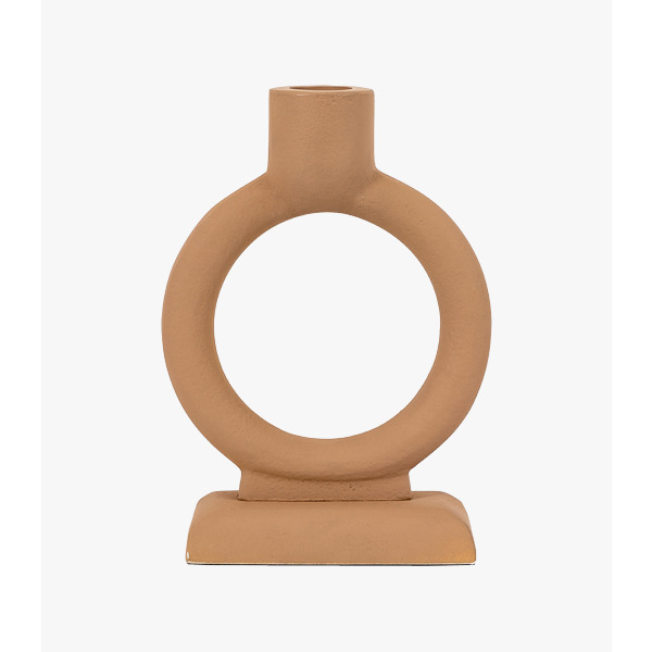 Hoopla Candle Stick in Caramel