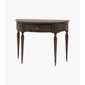 Chateau Demi Lune Table in Coffee
