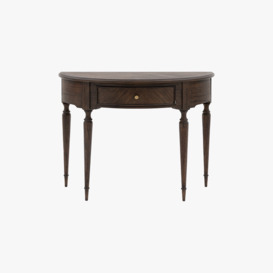 Chateau Demi Lune Table in Coffee