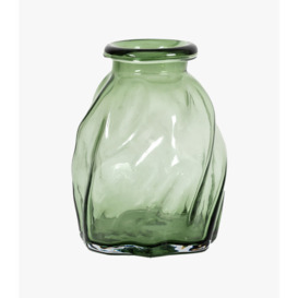 Ripple Vase in Green - Small