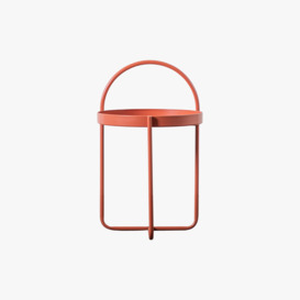 Callie Side Table in Coral