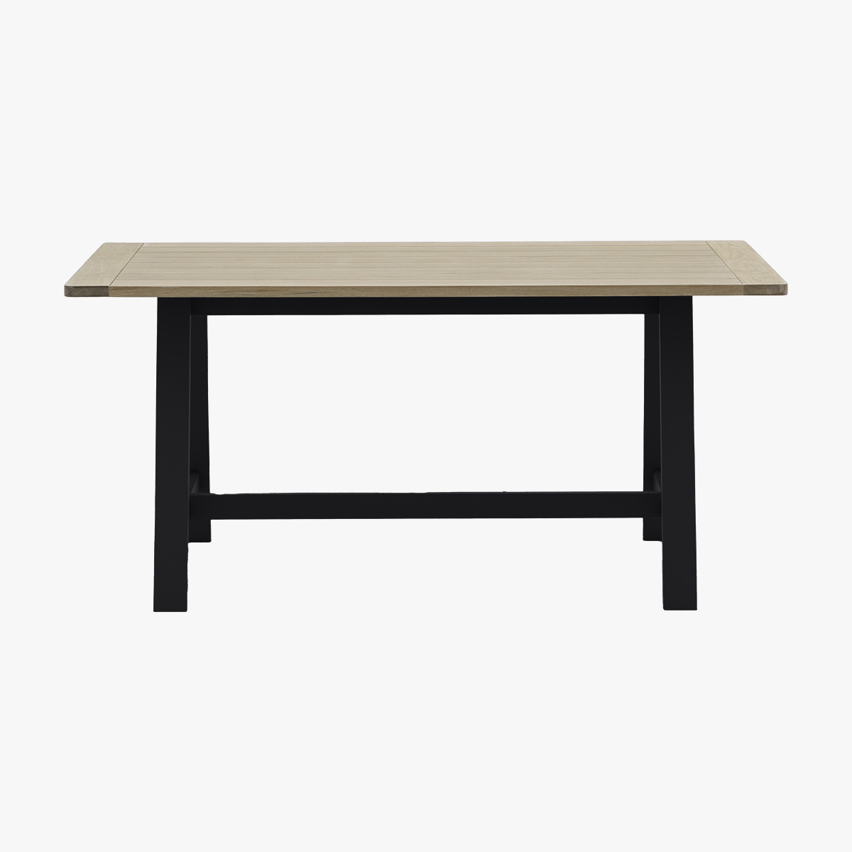 Harvest Trestle Dining Table in Meteor Large