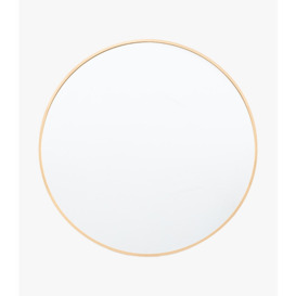 Dapper Mirror Round in Gold