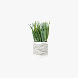 Potted Faux Grass - Set of 2