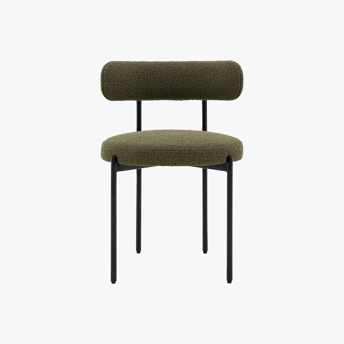 Novus Dining Chair in Green, Set of 2