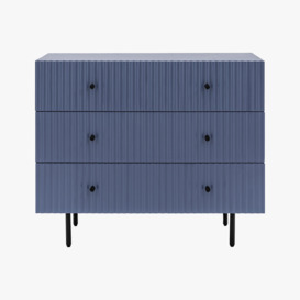 Ridge Chest of Drawers in Blue
