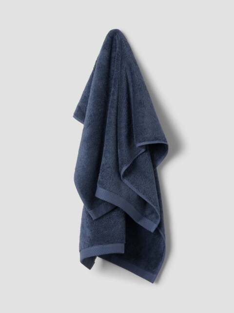 Blueberry Organic Cotton Towels - Face Towel - Piglet in Bed