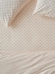Dusty Pink Martha Floral Cotton Fitted Sheet - Super King - Piglet in Bed