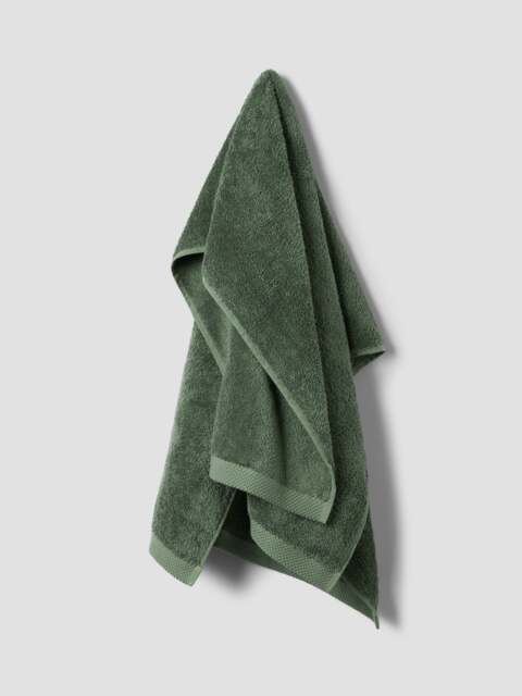 Elm Green Organic Cotton Towels - Face Towel - Piglet in Bed