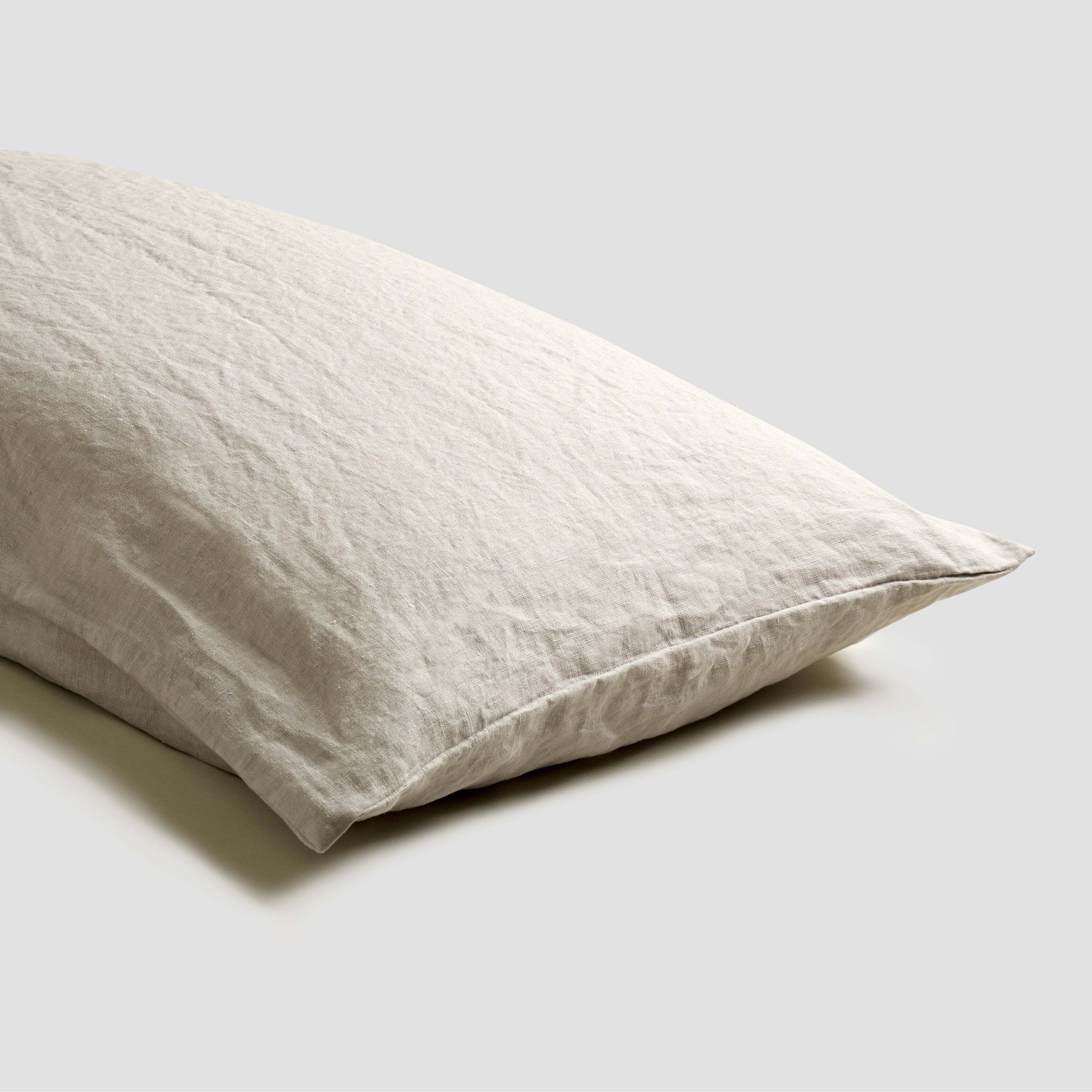 Piglet Oatmeal Linen Pillowcases (Pair) Size Square