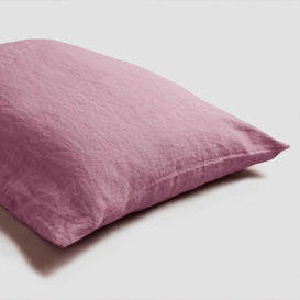 Piglet Raspberry Linen Pillowcases (Pair) Size Standard