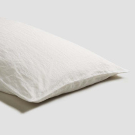 Piglet White Linen Pillowcases (Pair) Size Standard