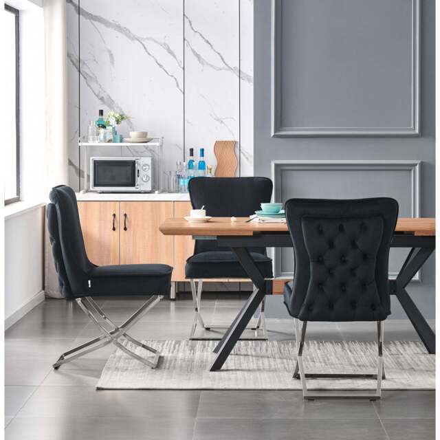 Trafalgar Velvet Dining Chair - image 1