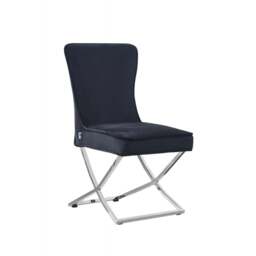 Trafalgar Velvet Dining Chair - thumbnail 3