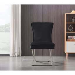Trafalgar Velvet Dining Chair - thumbnail 4