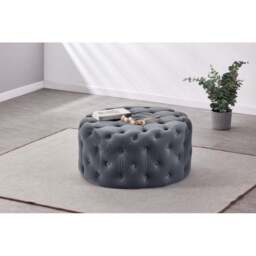 Melia Round LUX Pouffe - thumbnail 4