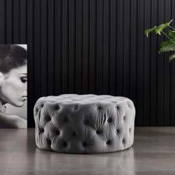 Melia Round LUX Pouffe - thumbnail 3