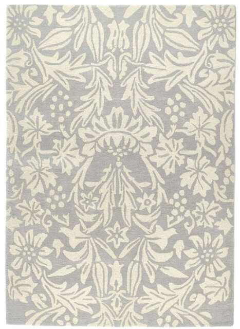Heritage Lavender Floral Wool Rug - 120X170 cm