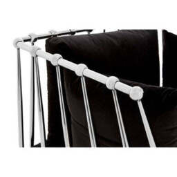 Novo Chair With Silver Finish Tapered Arms - thumbnail 6