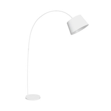 White Metal Arched Floor Lamp - Brunswick
