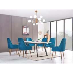 Soho LUX Velvet Dining Chair - thumbnail 5
