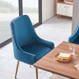 Soho LUX Velvet Dining Chair - thumbnail 6