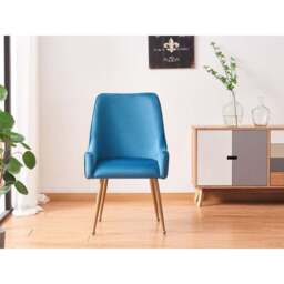 Soho LUX Velvet Dining Chair - thumbnail 1