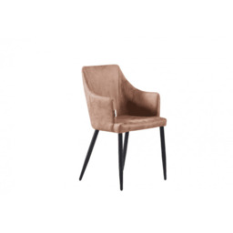 Zarah LUX faux leather chair - Beige / Single
